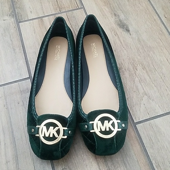 michael kors flats green